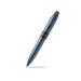 sheaffer-icon-9110-metalic-blue-ballpoint-pen-with-gloss-black-trim-open-view