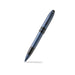 sheaffer-icon-9110-metalic-blue-rollerball-pen-with-gloss-black-trim-open-view