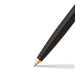 sheaffers-sagaris-9475-gloss-black-barrel-and-chrome-cap-ballpoint-pen-with-gold-tone-trim-nib-view