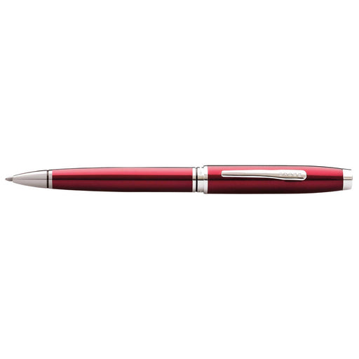 cross-AT0662-10-coventry-red-lacquer-and-chrome-ballpoint-pen-front-view