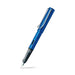 lamy-AL-star-028-with-chrome-metal-clip-fountain-pen-blue ocean-(M)-front-view