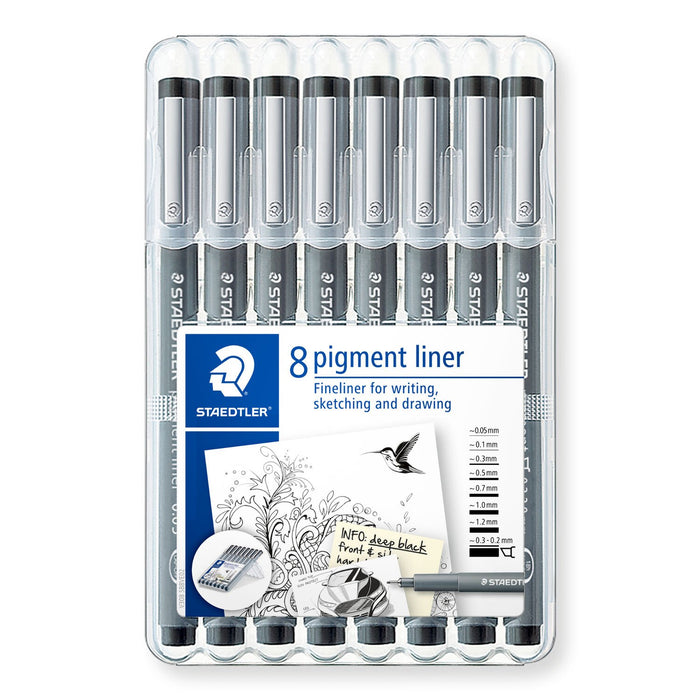 Staedtler Pigment Fineliner Set of 8