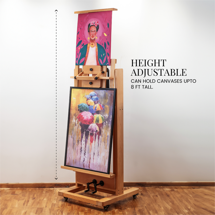 professional-artist-floor-easel-(HPX-D1)-front-two