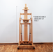 professional-artist-wooden-easel-(HPX-W14)-front-view