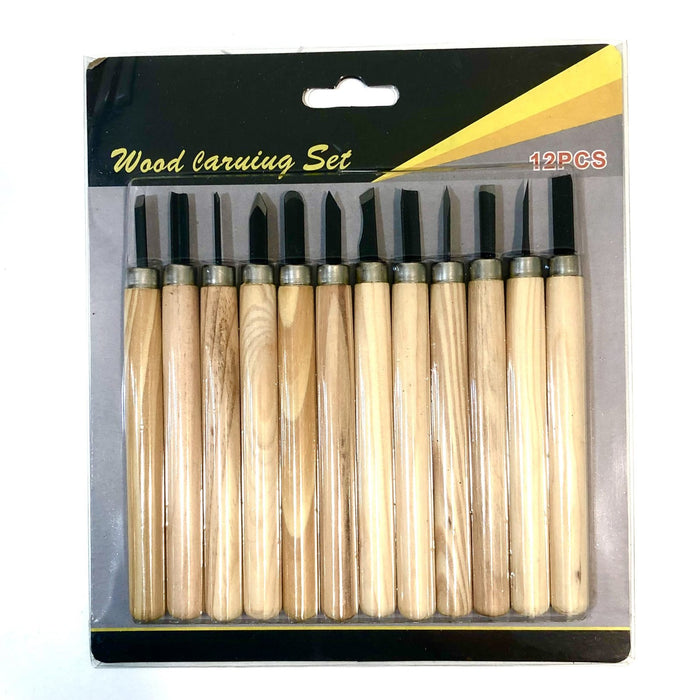 Wood Carving Set of 12