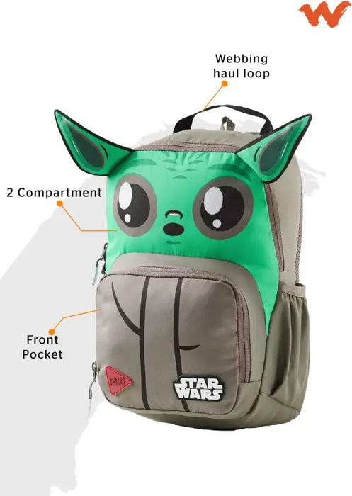 WIKI Champ 1 Plus Disney Backpack 11 L - Yoda Green