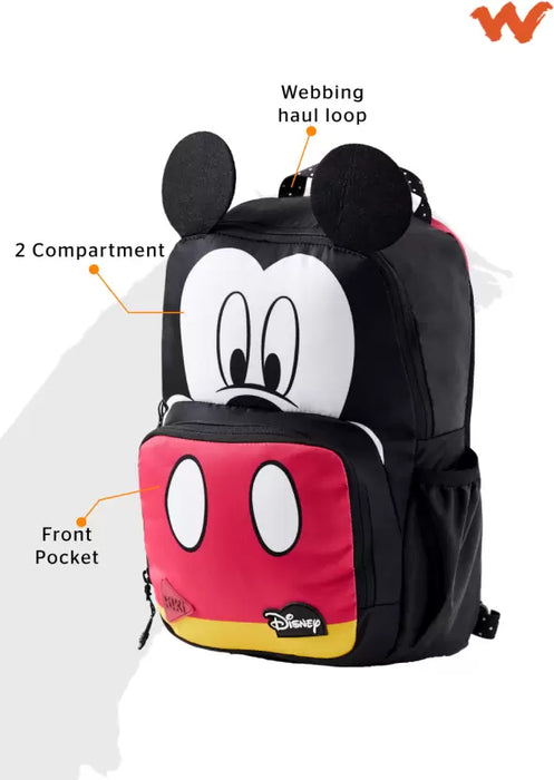 WIKI Champ 1 Plus Disney Backpack 11 L - Black Mickey