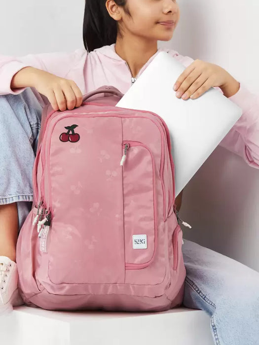 WIKI GIRL 4 Backpack 34 L - Cherry Dark Pink