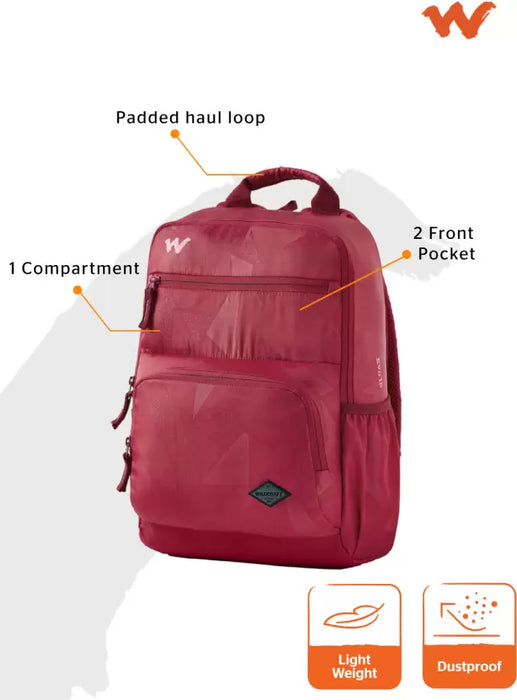 Wildcraft Evo Backpack 15 L - Mosaic Magenta