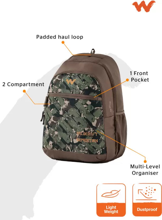 Wildcraft Blaze Backpack 30 L - Tribe Brown