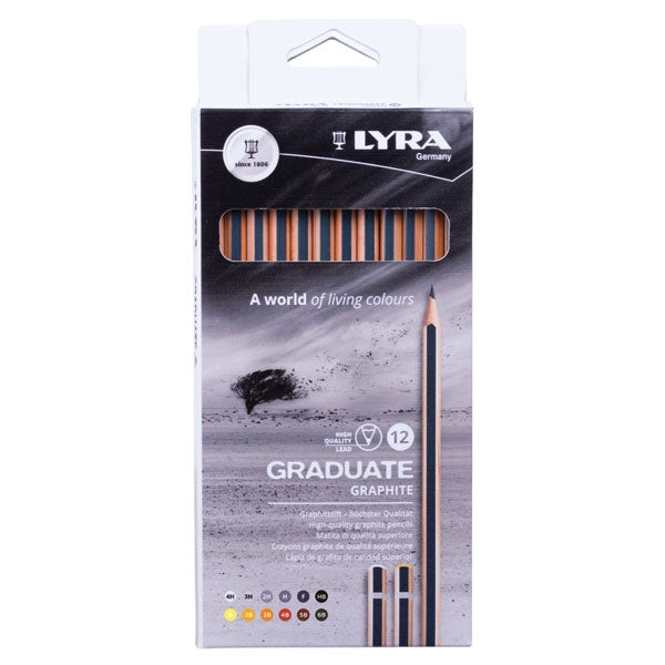 Lyra Graduate Graphite Pencil Set (Pack of 12)