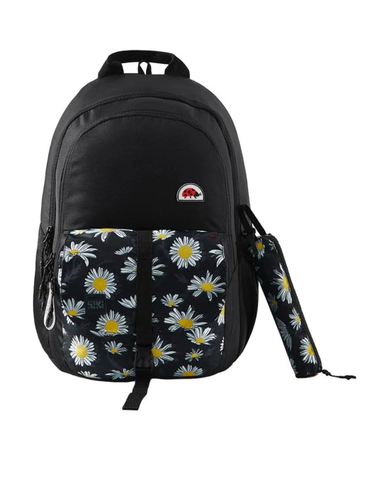 WIKI GIRL Backpack PLUS 21.5L - Daisy Black