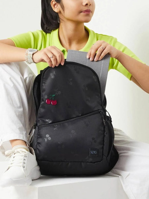 WIKI GIRL Backpack 21.5L - Cherry Black