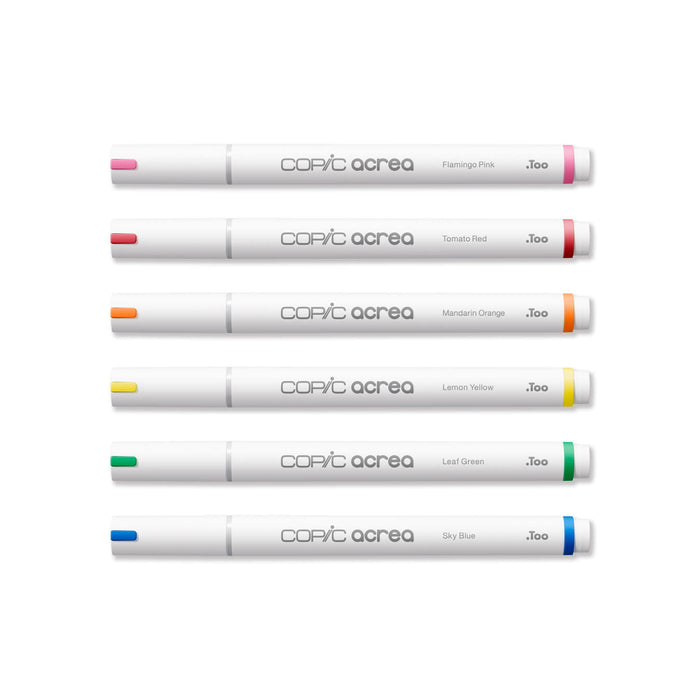 Copic acrea 6 colors set (Vivid)