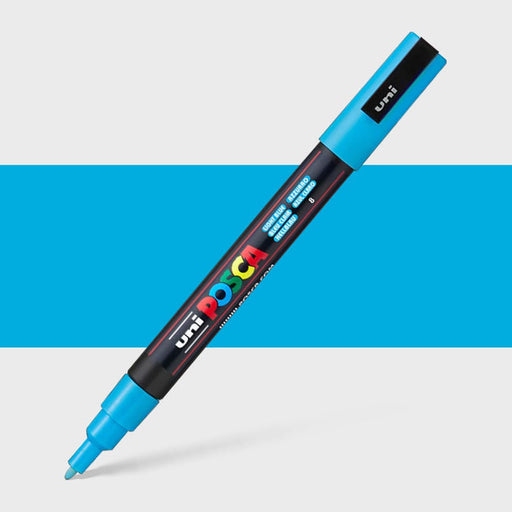 uniball-posc-single-marker-pc-3M-light-blue-view