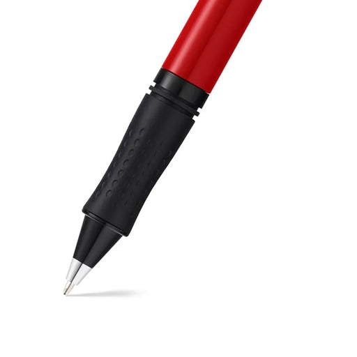 sheaffer-9207-pop-ballpoint-pen-red-with-chrome-plated-trim-nib-view