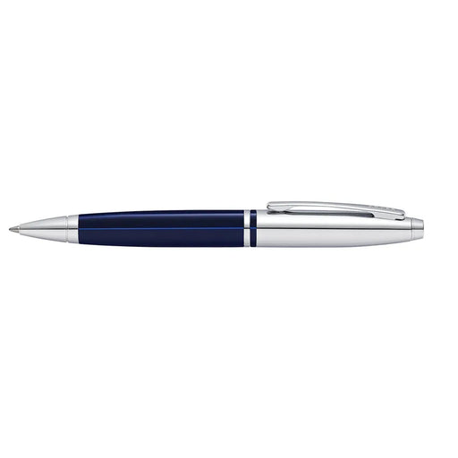 cross-AT0112-3-calais-ballpoint-pen-blue-&-chrome-side-view