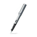 lamy-AL-star-026-chrome-metal-clip-fountain-pen-graphite-(M)-front-view