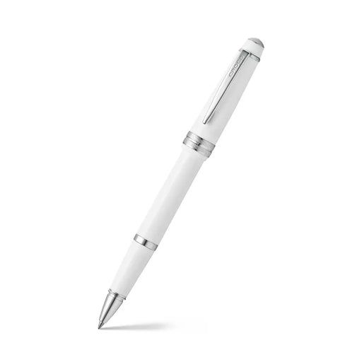 cross-AT0745-2-bailey-light-rollerball-pen-white-with-chrome -trims-open-view