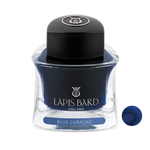 lapis-bard-ink-bottle-(50 ML)- blue-curaçao-front-view