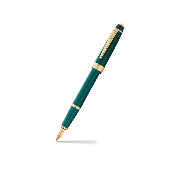 cross-AT0746-12MF-bailey-light-fountain-pen-green-front-view