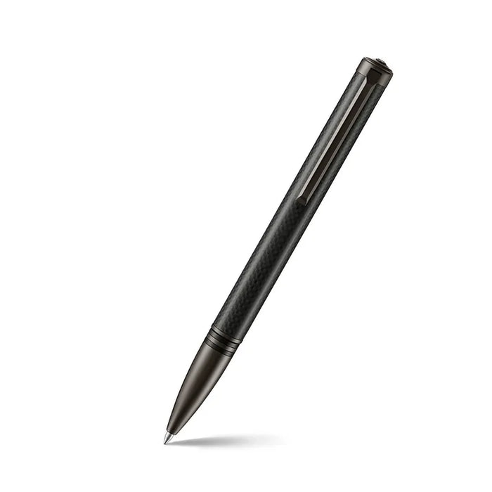 lapis-bard-contemporary-special-edition-torque-ballpoint-pen-carbon-fibre-with-gunmetal-trim-front-view