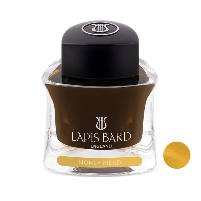 lapis-bard-ink-bottle-50 ml- honey-mead-front-view