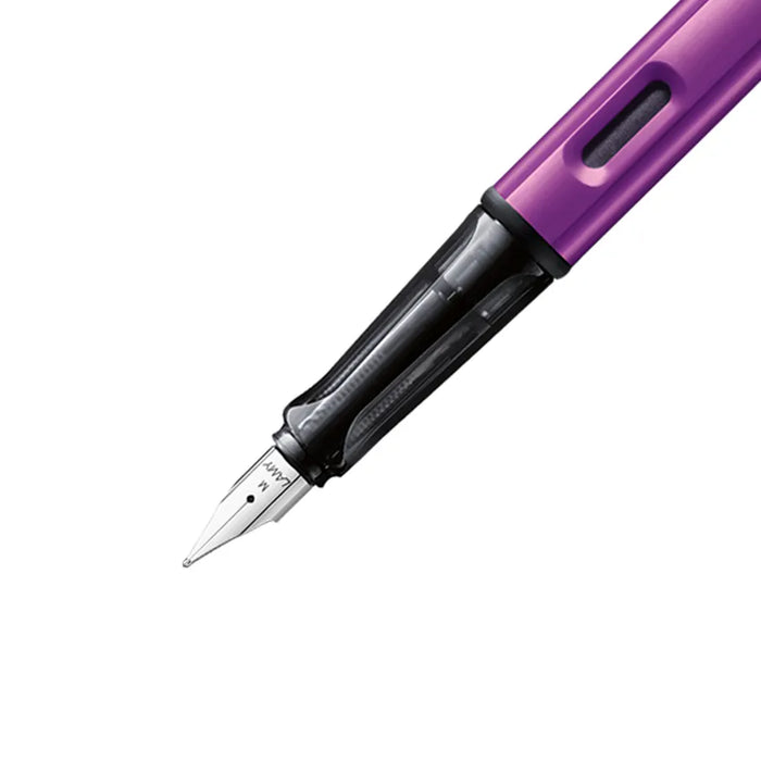 lamy-OD3-AL-star-CT-fountain-pen-lilac-nib-view